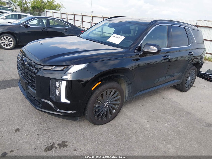 2025 Hyundai Palisade VIN KM8R7DGEXSU843187 IAAI salvage auction — REAR END, Original (Texas), sold $19,600 on 2026-07-22 (photo 2)