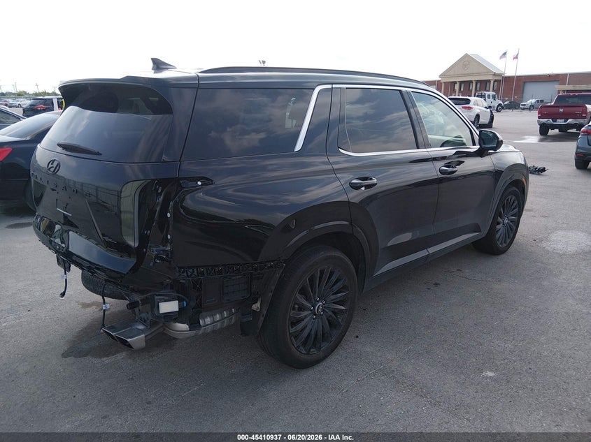 2025 Hyundai Palisade VIN KM8R7DGEXSU843187 IAAI salvage auction — REAR END, Original (Texas), sold $19,600 on 2026-07-22 (photo 4)