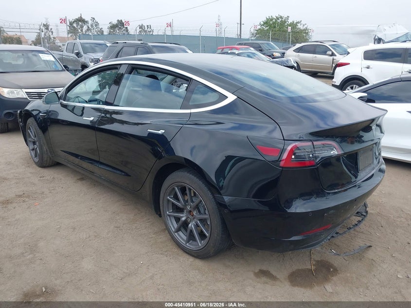 2018 Tesla Model 3 VIN 5YJ3E1EA0JF021133 IAAI salvage auction — FRONT END, Salvage (California), sold $3,550 on 2026-07-23 (photo 3)