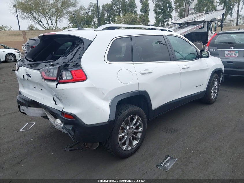 2019 Jeep Cherokee VIN 1C4PJLLB3KD240522 IAAI salvage auction — FRONT & REAR, Salvage Title, sold $1,900 on 2026-07-24 (photo 4)