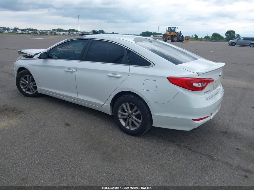2016 Hyundai Sonata VIN 5NPE24AF3GH355350 IAAI salvage auction — FRONT END, Prior Salvage (Minnesota), sold $1,050 on 2026-08-03 (photo 3)