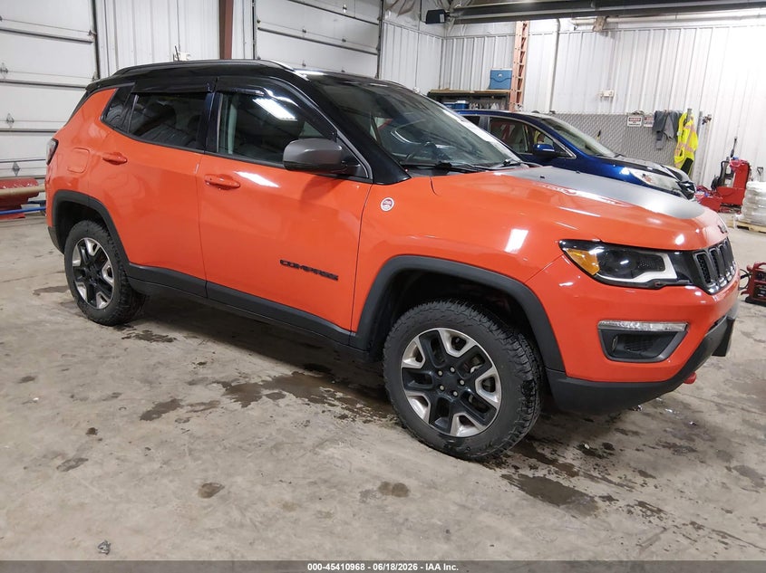 2018 Jeep Compass VIN 3C4NJDDB7JT230256 IAAI salvage auction — HAIL, Salvage (Iowa), sold $4,525 on 2026-09-15 (photo 1)