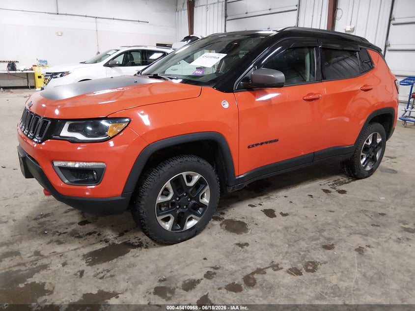 2018 Jeep Compass VIN 3C4NJDDB7JT230256 IAAI salvage auction — HAIL, Salvage (Iowa), sold $4,525 on 2026-09-15 (photo 2)