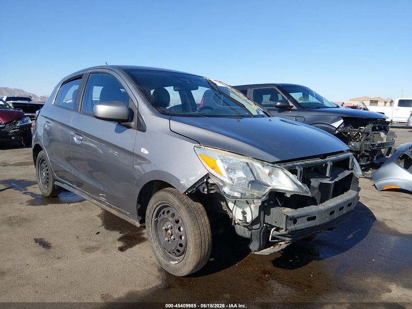 2021 Mitsubishi Mirage VIN ML32AUHJ6MH010066 IAAI salvage auction — LEFT SIDE, Salvage (Arizona), sold $1,700 on 2026-07-28 (photo 1)
