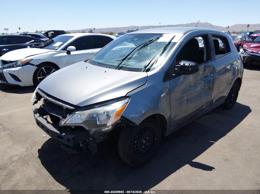 2021 Mitsubishi Mirage VIN ML32AUHJ6MH010066 IAAI salvage auction — LEFT SIDE, Salvage (Arizona), sold $1,700 on 2026-07-28 (photo 2)