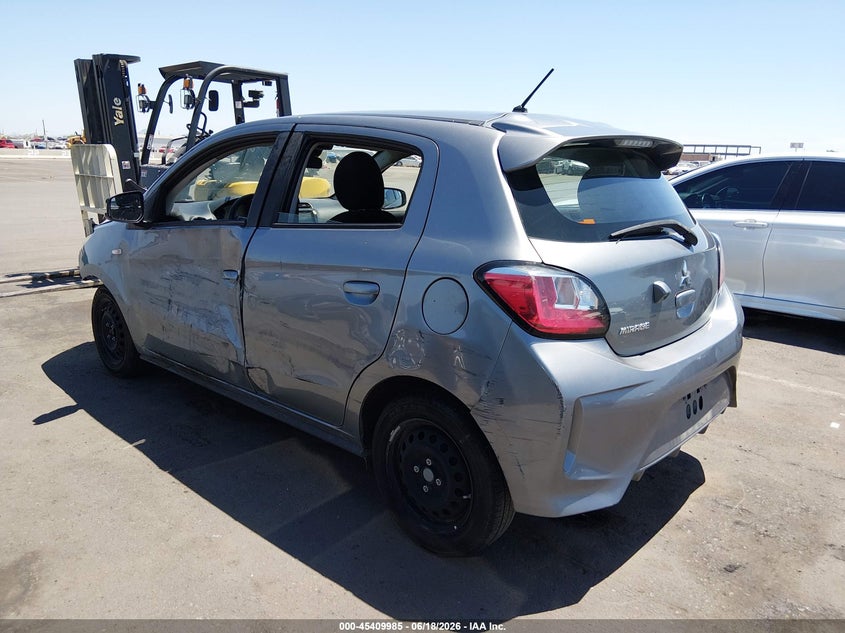 2021 Mitsubishi Mirage VIN ML32AUHJ6MH010066 IAAI salvage auction — LEFT SIDE, Salvage (Arizona), sold $1,700 on 2026-07-28 (photo 3)