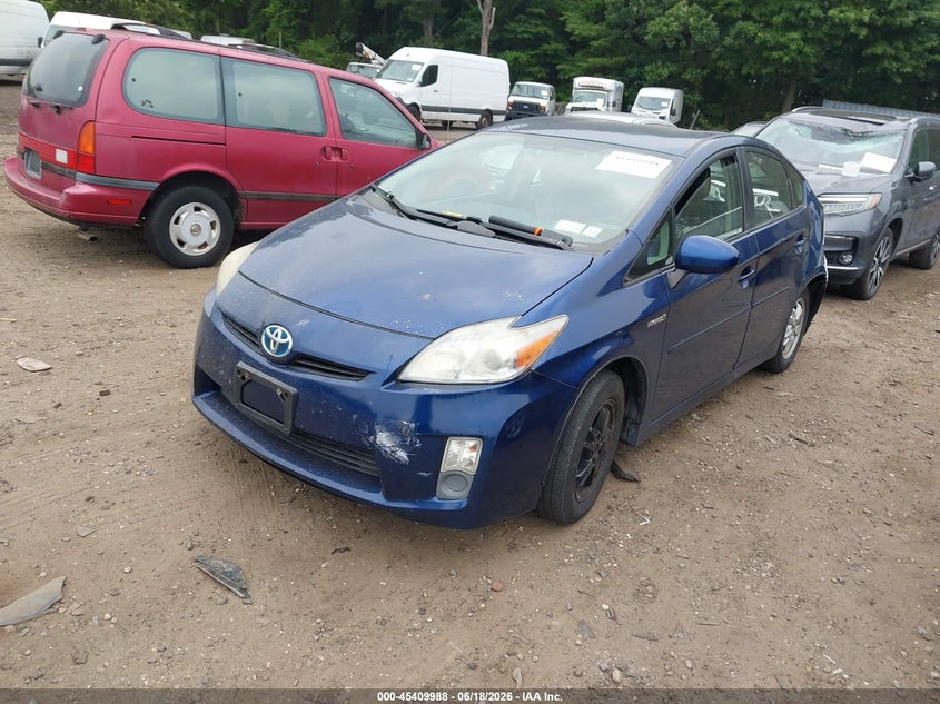 2011 Toyota Prius VIN JTDKN3DU7B1376202 IAAI salvage auction — REAR END, Mv-907A (New York), sold $450 on 2026-07-07 (photo 2)