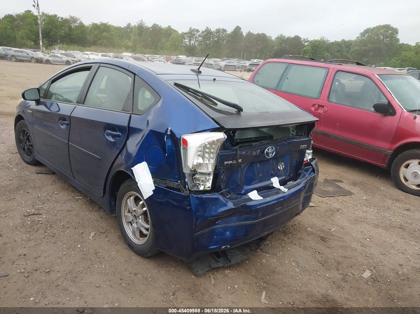 2011 Toyota Prius VIN JTDKN3DU7B1376202 IAAI salvage auction — REAR END, Mv-907A (New York), sold $450 on 2026-07-07 (photo 6)