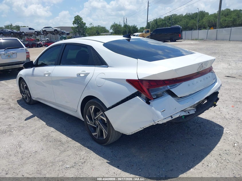 2024 Hyundai Elantra VIN KMHLP4DG2RU774498 IAAI salvage auction — REAR END, Salvage Title, sold $5,400 on 2026-07-21 (photo 3)