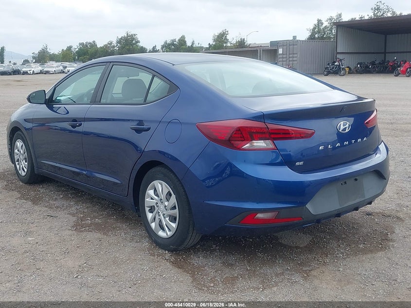 2020 Hyundai Elantra VIN 5NPD74LF7LH612675 IAAI salvage auction — NORMAL WEAR, Sf97 (California), sold $8,100 on 2026-07-28 (photo 3)
