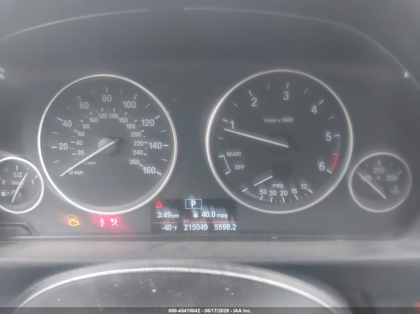 2014 BMW VIN WBA3D5C5XEKX98327 IAAI salvage auction — FRONT END, Salvage (Indiana), sold $550 on 2026-07-22 (photo 7)