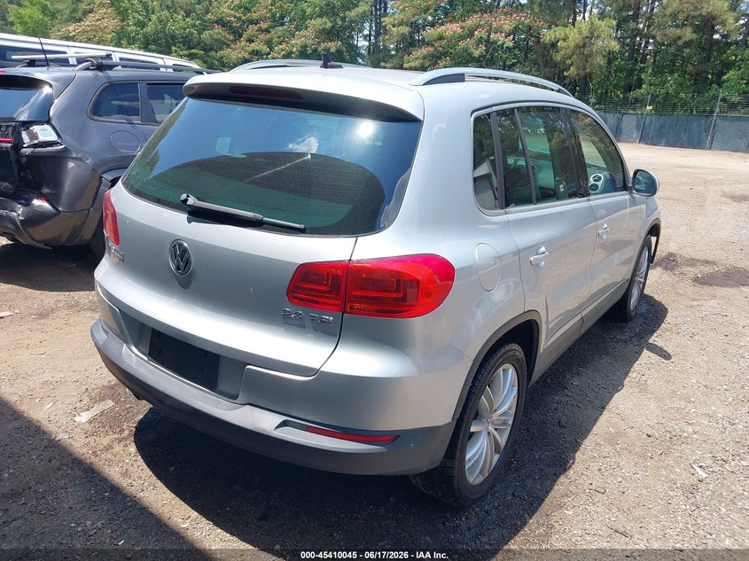 2013 Volkswagen Tiguan VIN WVGAV7AX6DW535052 IAAI salvage auction — FRONT END, Salvage (Virginia), sold $1,150 on 2026-07-09 (photo 4)