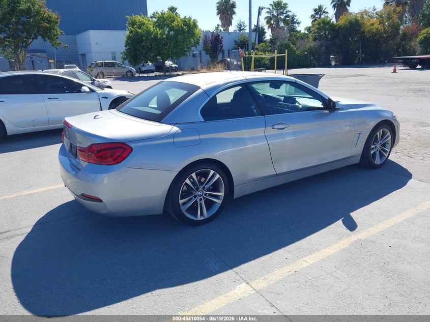 2018 BMW 4er VIN WBA4Z1C50JEC70905 IAAI salvage auction — UNKNOWN, Salvage (California), sold $6,550 on 2026-07-06 (photo 4)