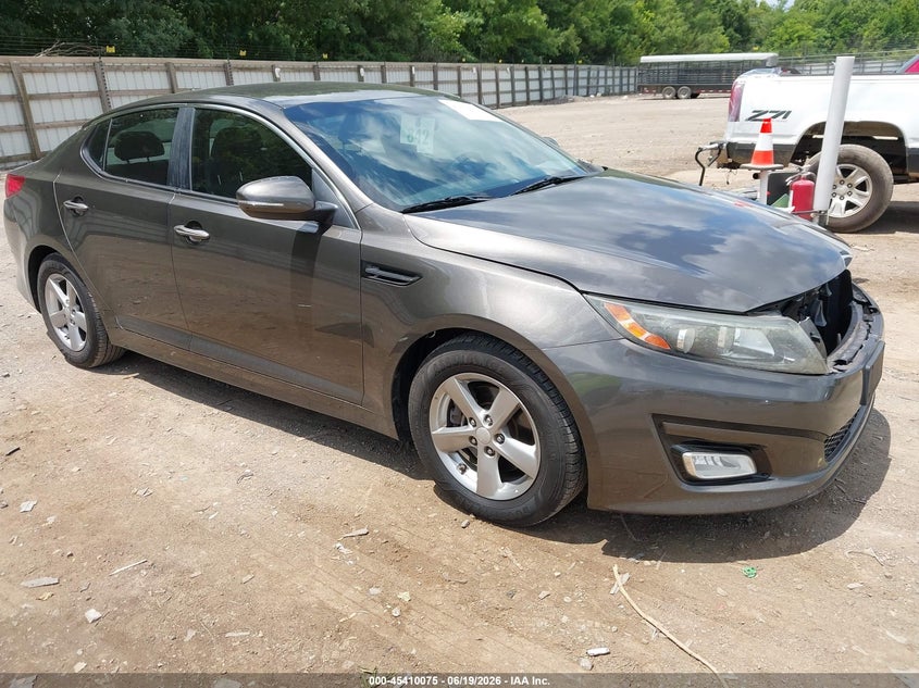 2014 Kia Optima VIN 5XXGM4A79EG298561 IAAI salvage auction — FRONT END, Salvage (Tennessee), sold $650 on 2026-07-15 (photo 1)