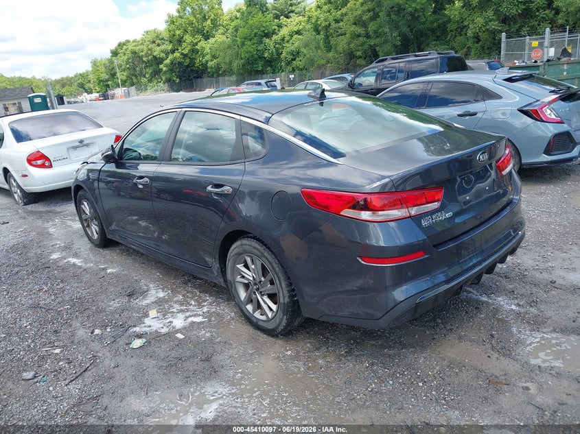 2019 Kia Optima VIN 5XXGT4L33KG281831 IAAI salvage auction — FRONT END, Salvage Title, sold $475 on 2026-07-28 (photo 3)