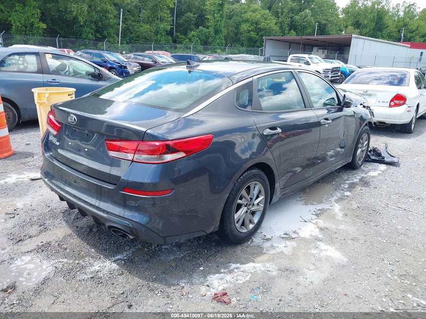 2019 Kia Optima VIN 5XXGT4L33KG281831 IAAI salvage auction — FRONT END, Salvage Title, sold $475 on 2026-07-28 (photo 4)