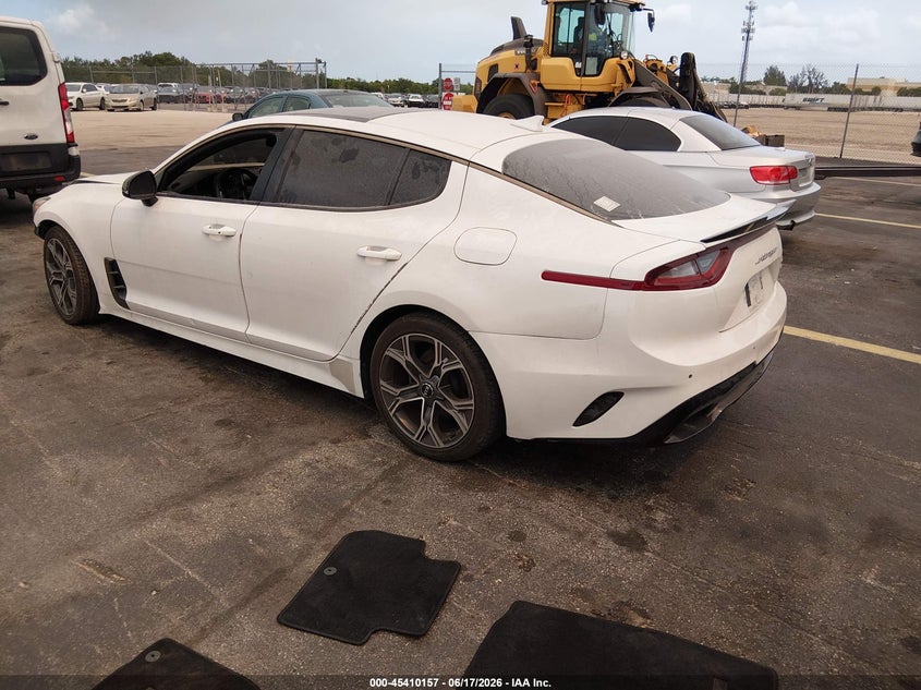 2020 Kia Stinger VIN KNAE15LA3L6084463 IAAI salvage auction — FRONT END, Certificate Of Destruction (Florida), sold $3,225 on 2026-07-09 (photo 3)