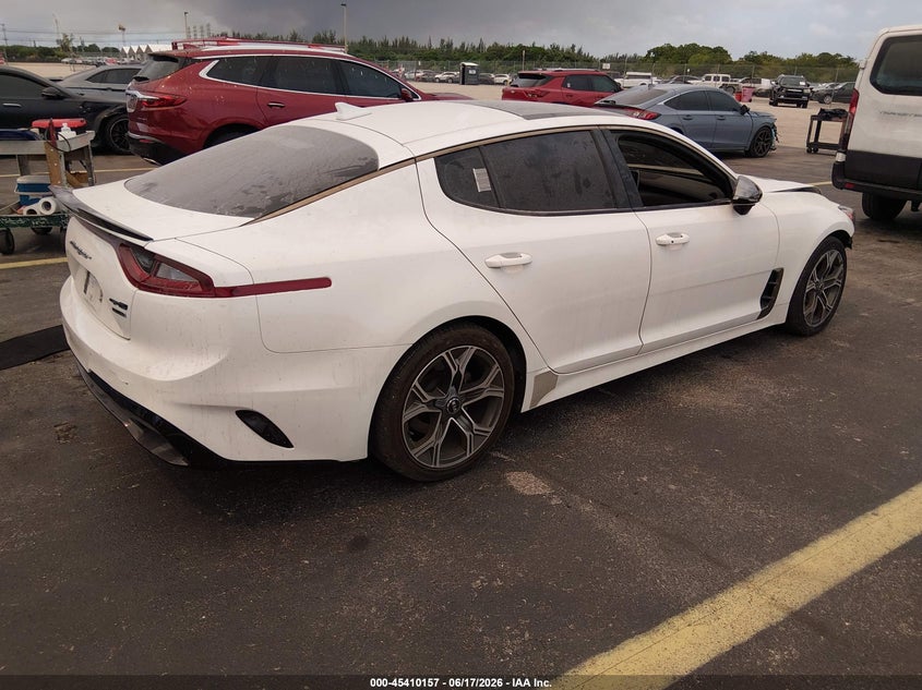 2020 Kia Stinger VIN KNAE15LA3L6084463 IAAI salvage auction — FRONT END, Certificate Of Destruction (Florida), sold $3,225 on 2026-07-09 (photo 4)