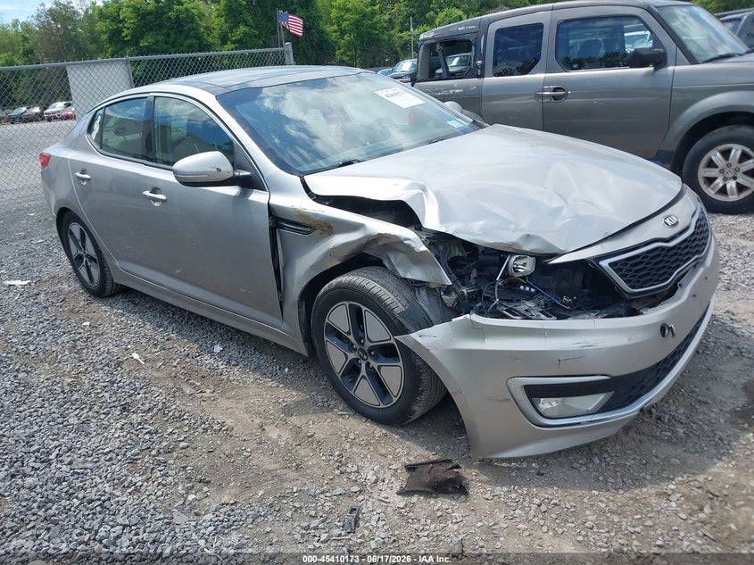 2012 Kia VIN KNAGM4AD7C5020908 IAAI salvage auction — FRONT END, Salvage Title, sold $100 on 2026-07-14 (photo 1)