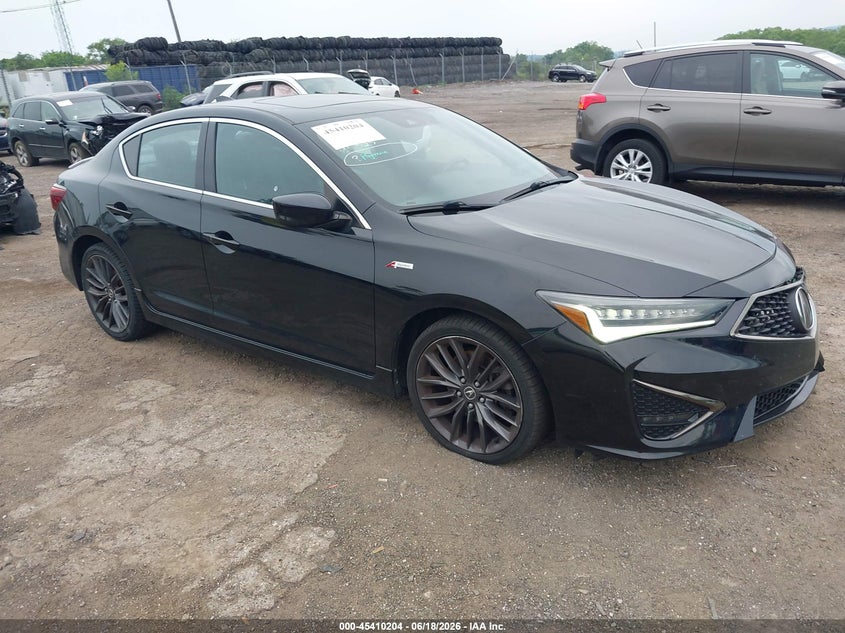 2020 Acura Ilx VIN 19UDE2F84LA006766 IAAI salvage auction — FRONT END, Salvage Title, sold $3,700 on 2026-07-25 (photo 1)