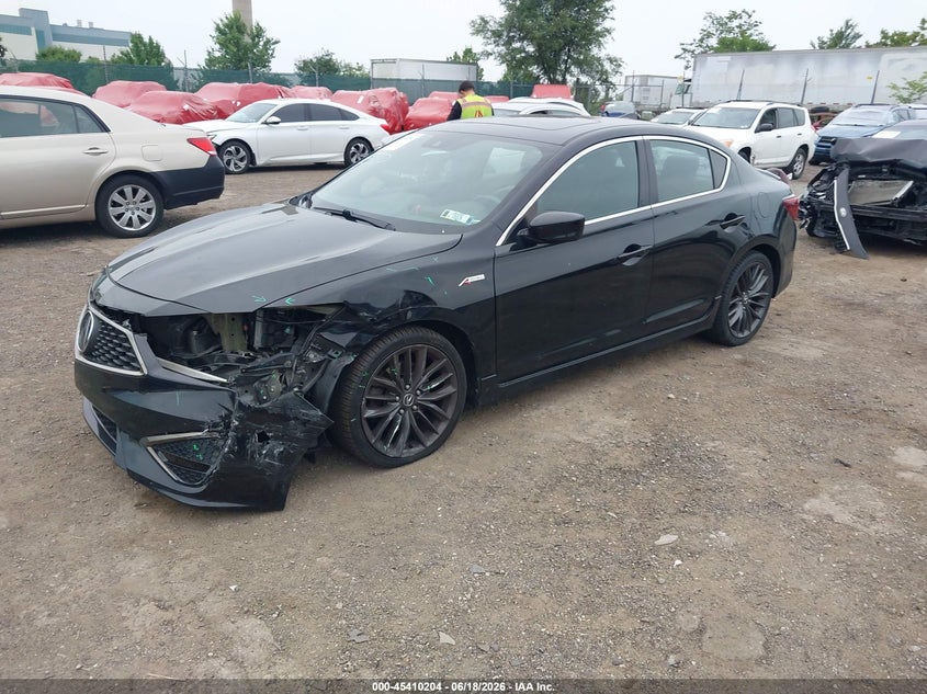 2020 Acura Ilx VIN 19UDE2F84LA006766 IAAI salvage auction — FRONT END, Salvage Title, sold $3,700 on 2026-07-25 (photo 2)