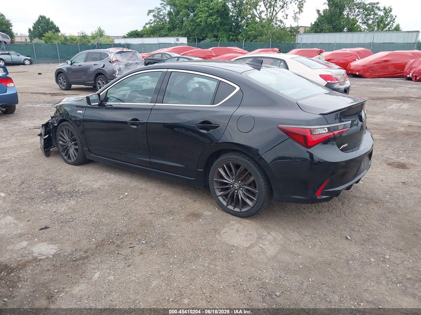 2020 Acura Ilx VIN 19UDE2F84LA006766 IAAI salvage auction — FRONT END, Salvage Title, sold $3,700 on 2026-07-25 (photo 3)