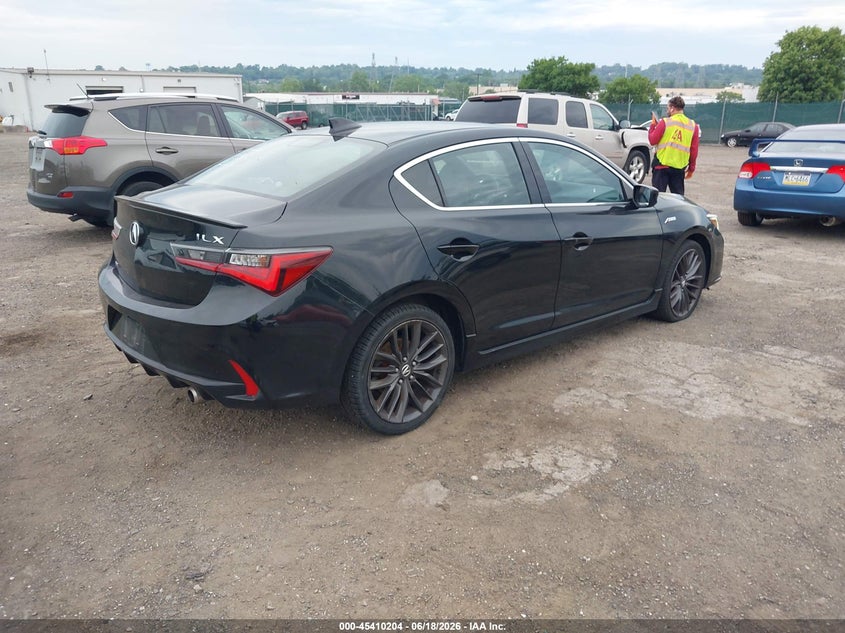 2020 Acura Ilx VIN 19UDE2F84LA006766 IAAI salvage auction — FRONT END, Salvage Title, sold $3,700 on 2026-07-25 (photo 4)