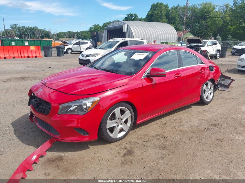 2017 Mercedes-benz Cla-klasse VIN WDDSJ4GB4HN408218 IAAI salvage auction — FRONT END, Salvage (New Jersey), sold $25 on 2026-07-30 (photo 2)