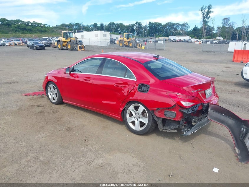 2017 Mercedes-benz Cla-klasse VIN WDDSJ4GB4HN408218 IAAI salvage auction — FRONT END, Salvage (New Jersey), sold $25 on 2026-07-30 (photo 3)