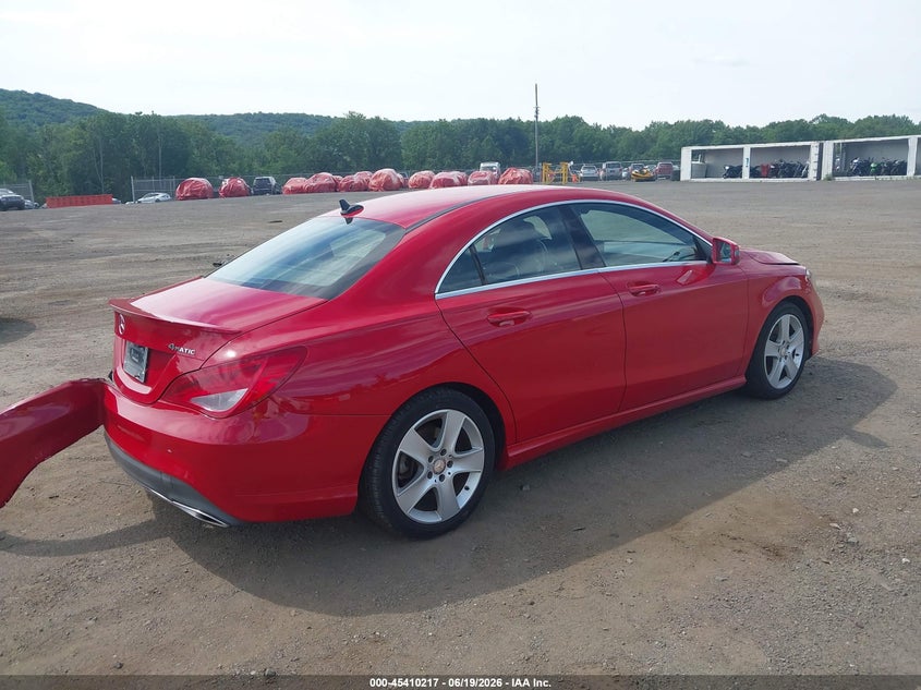2017 Mercedes-benz Cla-klasse VIN WDDSJ4GB4HN408218 IAAI salvage auction — FRONT END, Salvage (New Jersey), sold $25 on 2026-07-30 (photo 4)