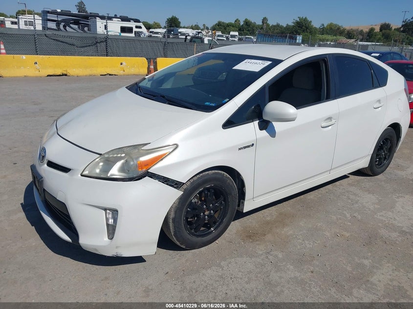 2012 Toyota Prius VIN JTDKN3DU4C5417590 IAAI salvage auction — NORMAL WEAR, Clear - Dealer Only (California), sold $3,050 on 2026-07-09 (photo 2)