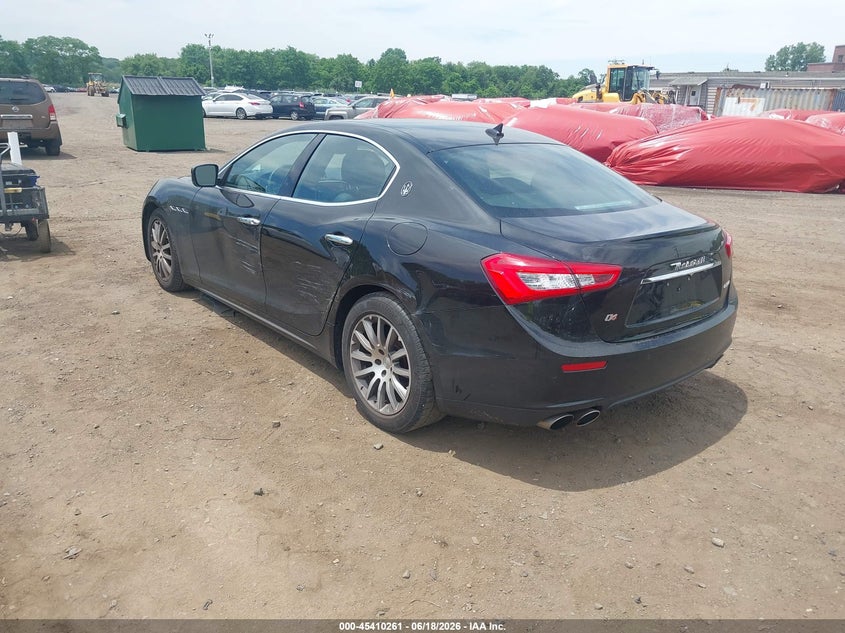2015 Maserati Ghibli VIN ZAM57RTA2F1149664 IAAI salvage auction — LEFT & RIGHT, Salvage Title, sold $3,850 on 2026-08-12 (photo 3)