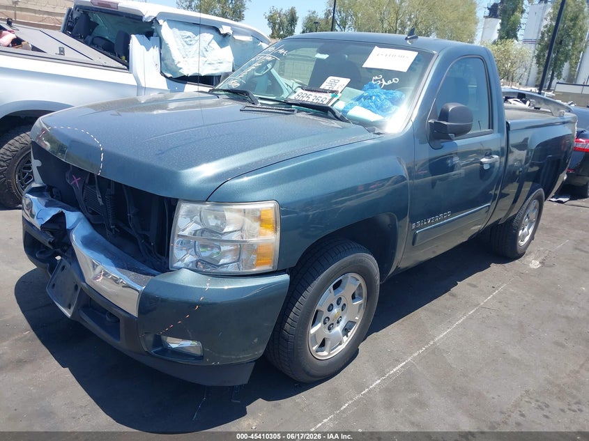 2008 Chevrolet Silverado VIN 1GCEC14J58Z186762 IAAI salvage auction — FRONT END, Salvage Certificate (California), sold $4,650 on 2026-07-19 (photo 2)