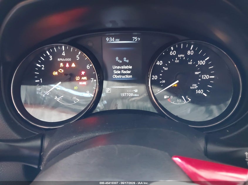 2017 Nissan Rogue VIN KNMAT2MT5HP609843 IAAI salvage auction — FRONT END, Salvage (Tennessee), sold $700 on 2026-07-29 (photo 7)
