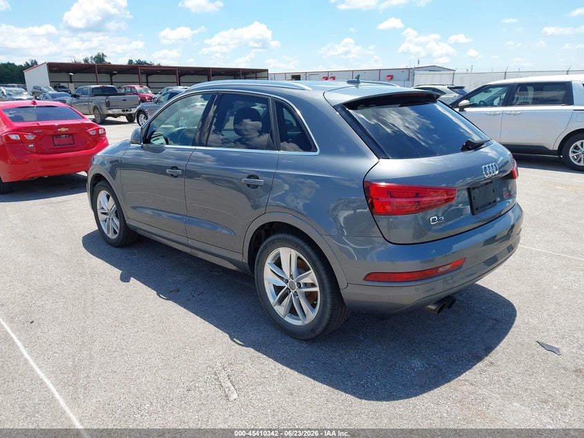 2016 Audi Q3 VIN WA1EFCFSXGR003664 IAAI salvage auction — RIGHT FRONT, Clear (Indiana), sold $5,200 on 2026-07-23 (photo 3)