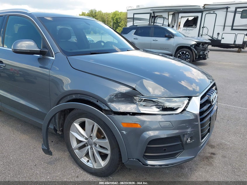 2016 Audi Q3 VIN WA1EFCFSXGR003664 IAAI salvage auction — RIGHT FRONT, Clear (Indiana), sold $5,200 on 2026-07-23 (photo 6)