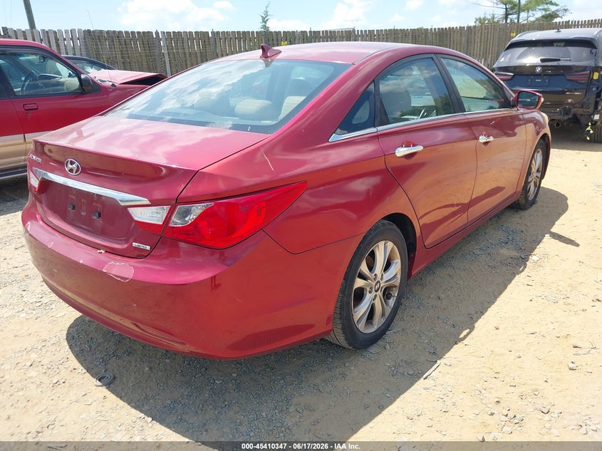 2011 Hyundai Sonata VIN 5NPEC4AC0BH169244 IAAI salvage auction — NORMAL WEAR, Clear (Virginia), sold $650 on 2026-07-20 (photo 4)