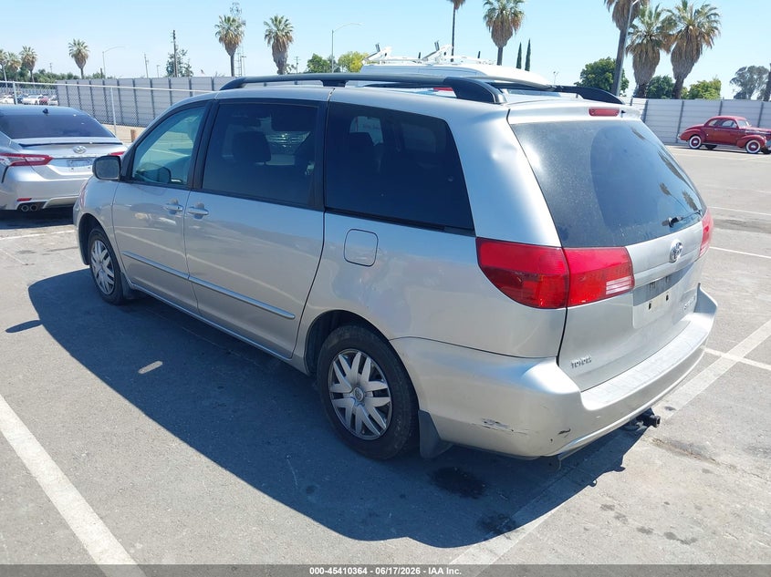 2005 Toyota Sienna VIN 5TDZA23CX5S367109 IAAI salvage auction — RIGHT FRONT, Salvage (California), sold $875 on 2026-07-07 (photo 3)