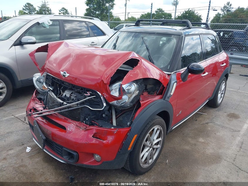 2016 Mini Countryman VIN WMWZC5C57GWU03190 IAAI salvage auction — FRONT END, Salvage (North Carolina), sold $825 on 2026-07-20 (photo 2)