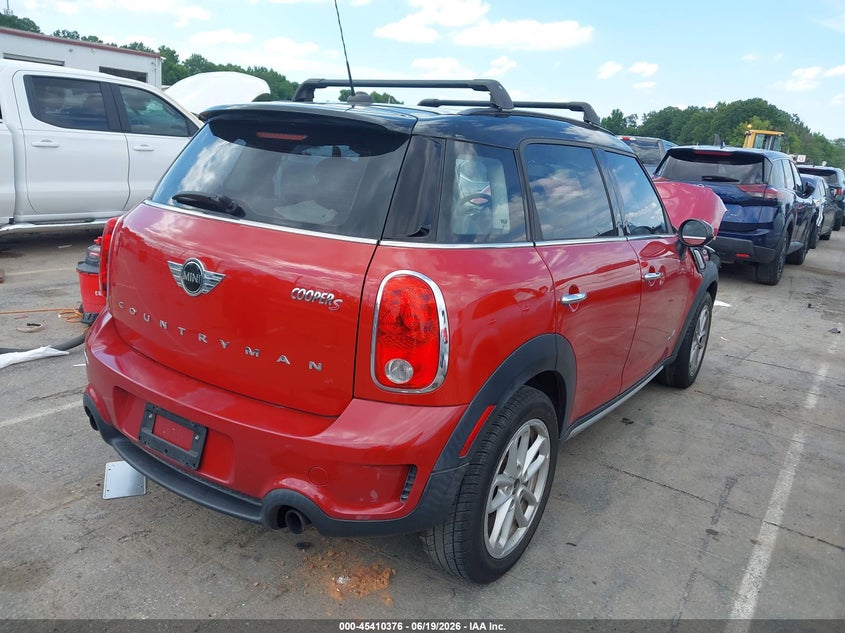 2016 Mini Countryman VIN WMWZC5C57GWU03190 IAAI salvage auction — FRONT END, Salvage (North Carolina), sold $825 on 2026-07-20 (photo 4)