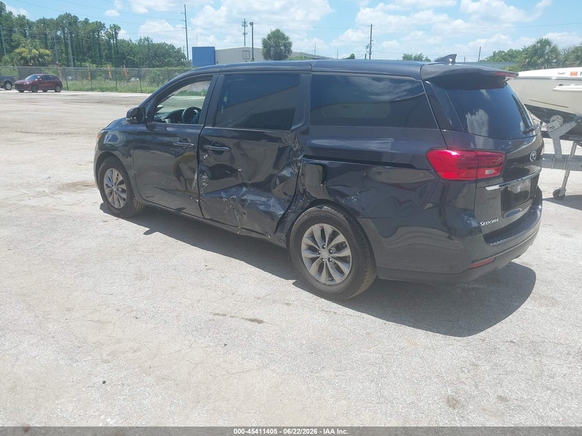 2021 Kia SEDONA VIN KNDMB5C1XM6665326 IAAI salvage auction — SIDE, Salvage (Arizona), sold $3,800 on 2026-07-08 (photo 3)