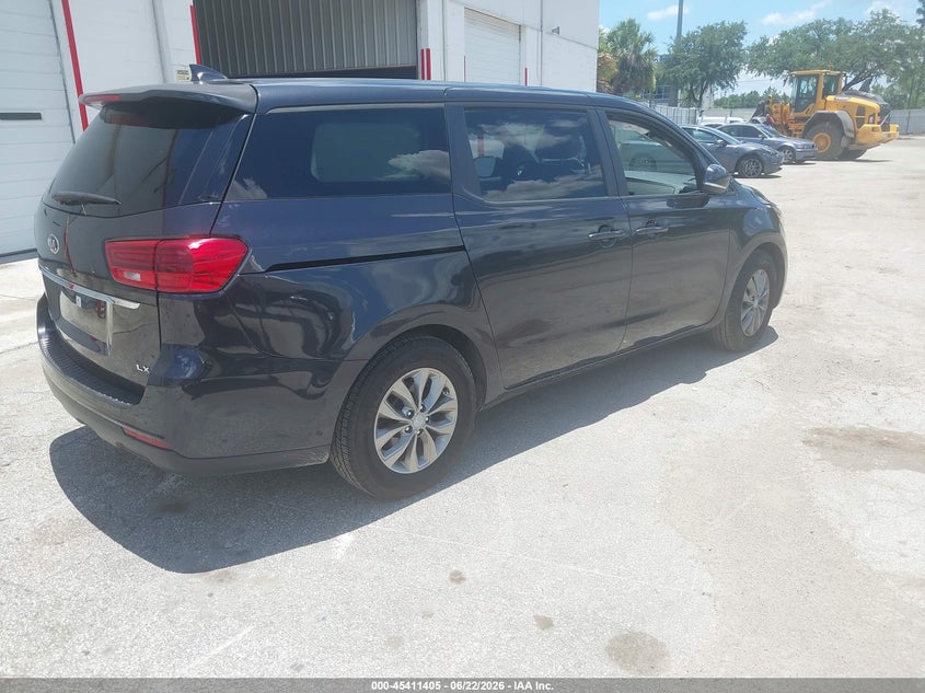 2021 Kia SEDONA VIN KNDMB5C1XM6665326 IAAI salvage auction — SIDE, Salvage (Arizona), sold $3,800 on 2026-07-08 (photo 4)