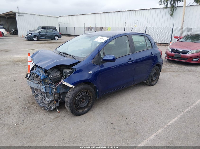 2011 Toyota Yaris VIN JTDKT4K32B5336205 IAAI salvage auction — FRONT END, Salvage (California), sold $750 on 2026-07-13 (photo 2)