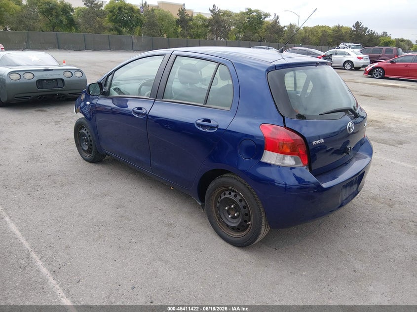 2011 Toyota Yaris VIN JTDKT4K32B5336205 IAAI salvage auction — FRONT END, Salvage (California), sold $750 on 2026-07-13 (photo 3)