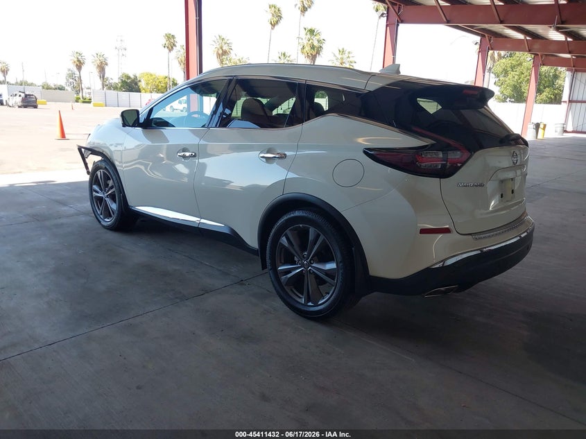 2020 Nissan Murano VIN 5N1AZ2DS0LN145737 IAAI salvage auction — FRONT END, Salvage (California), sold $2,250 on 2026-07-09 (photo 3)