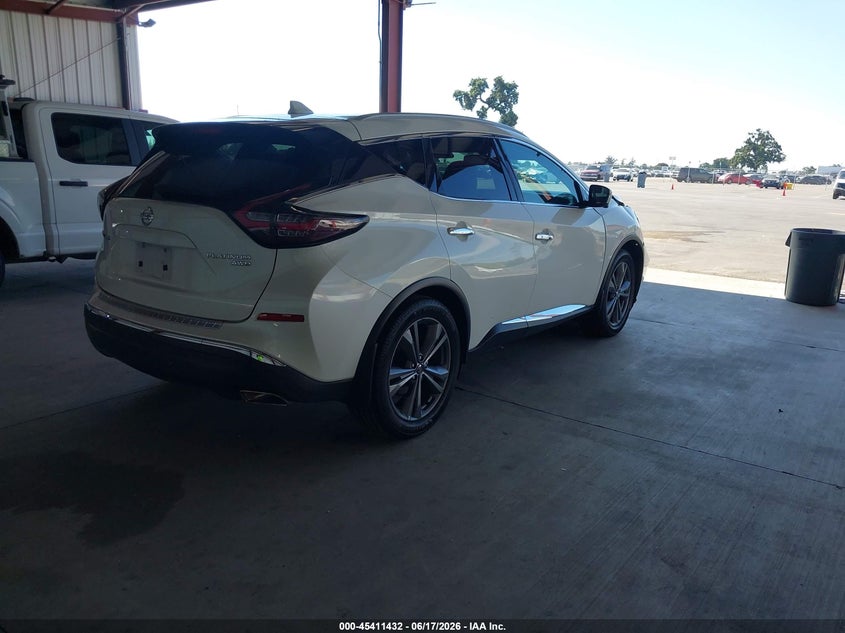 2020 Nissan Murano VIN 5N1AZ2DS0LN145737 IAAI salvage auction — FRONT END, Salvage (California), sold $2,250 on 2026-07-09 (photo 4)