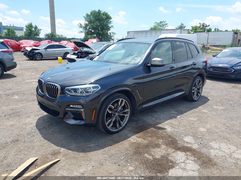 2019 BMW X3 VIN 5UXTS3C56K0Z05523 IAAI salvage auction — RIGHT FRONT, Salvage Title, sold $19,050 on 2026-07-17 (photo 2)