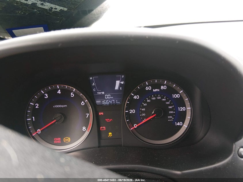 2012 Hyundai Accent VIN KMHCU5AEXCU045142 IAAI salvage auction — NORMAL WEAR, Clear (Maryland), sold $775 on 2026-07-29 (photo 7)