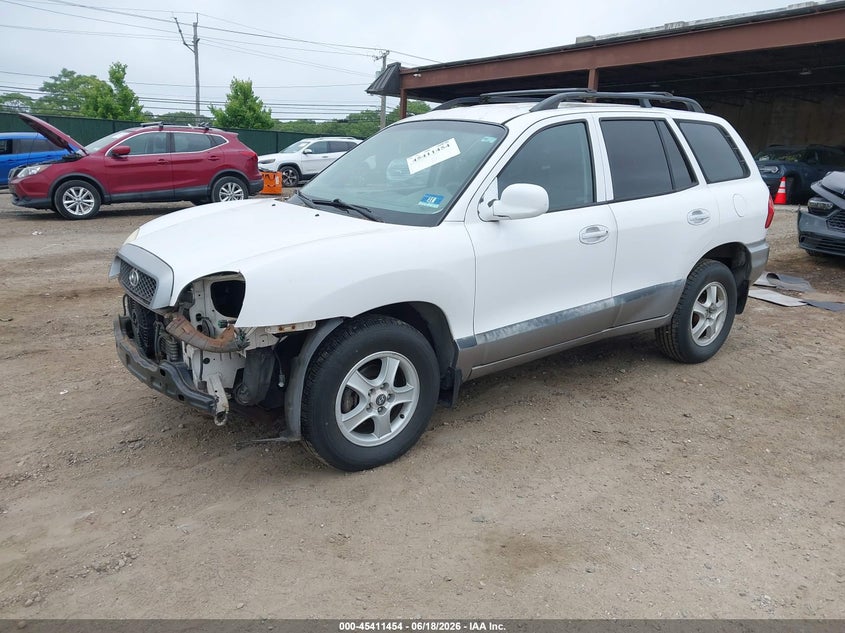 2002 Hyundai Santa fe VIN KM8SB12B92U169268 IAAI salvage auction — FRONT END, Mv-907A (New York), sold $450 on 2026-07-11 (photo 2)