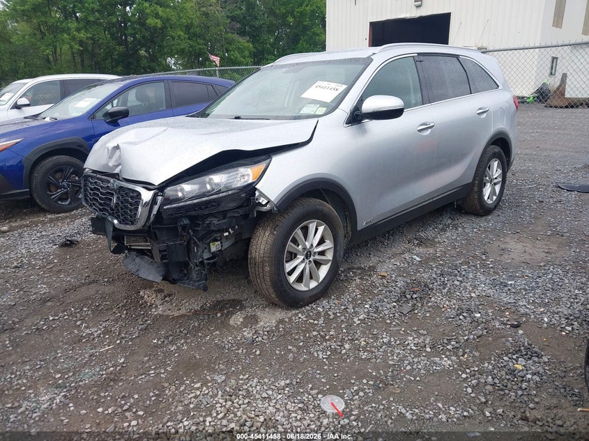 2019 Kia Sorento VIN 5XYPGDA34KG591344 IAAI salvage auction — FRONT END, Salvage Title, sold $2,250 on 2026-07-26 (photo 2)